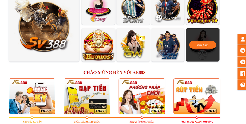 AE888 - Thiên đường trò chơi thú vị đầy mê hoặc