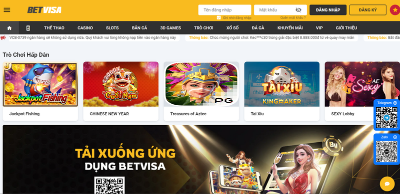 BETVISA - Nhà cái cá cược có nhiều ưu đãi siêu khủng