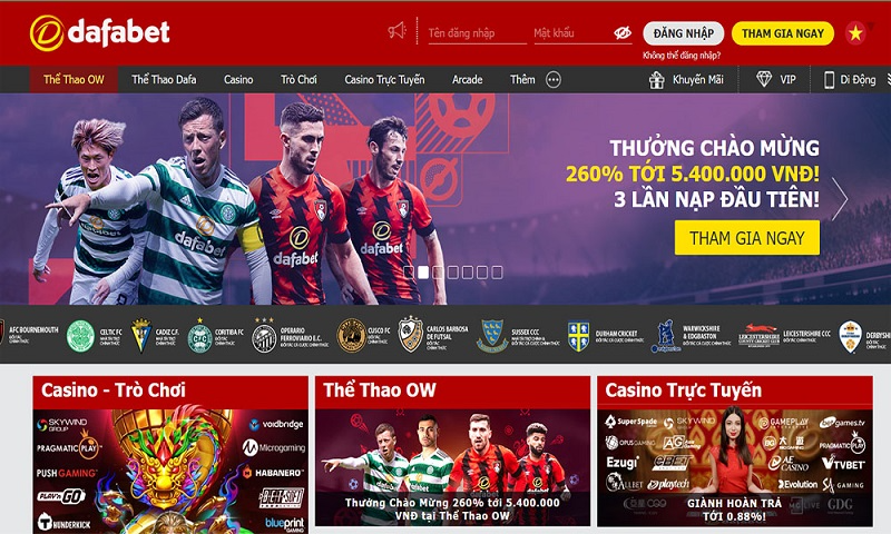 Dafabet - Thương hiệu nhà cái mang lại sự vương giả