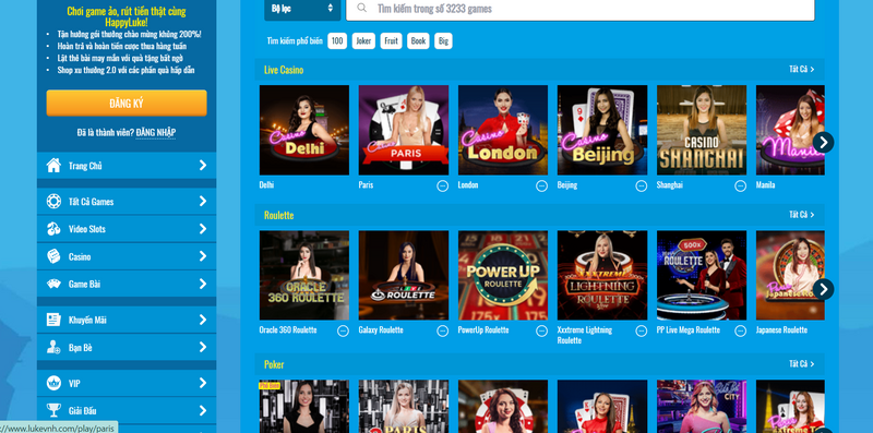 HAPPYLUKE - Thiên đường săn thưởng thú vị khiến bạn mê say