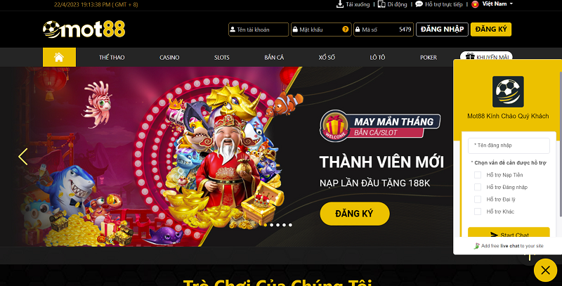 MOT88 - Nhà cái đáng trải nghiệm cá cược nhất hiện nay