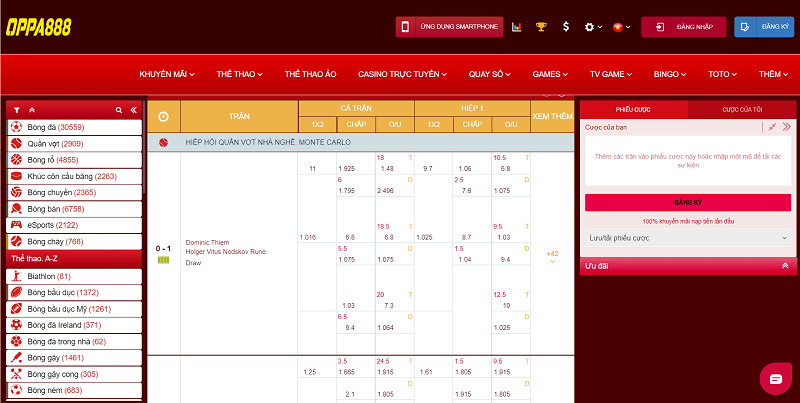 OPPA BET - Nhà cái cá cược đẳng cấp thứ thiệt