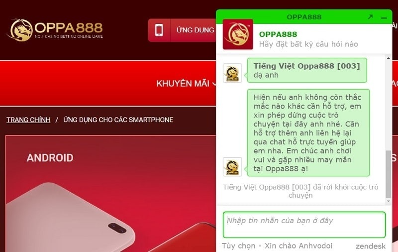 OPPA888 - Trang cá độ bóng đá số 1 Việt Nam