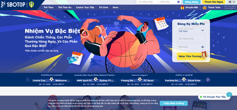 SBOTOP - Sân chơi cá cược với đẳng cấp xuyên lục địa