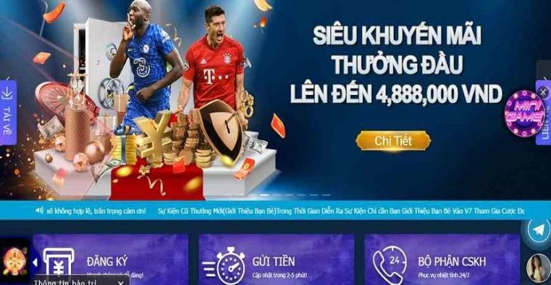 V7 - Tân binh trong làng cá cược trực tuyến châu Á