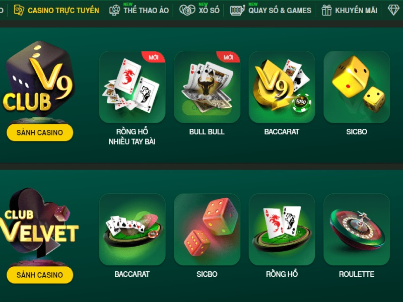 V9Bet - Thương hiệu nhà cái lý tưởng cho dân cá cược online