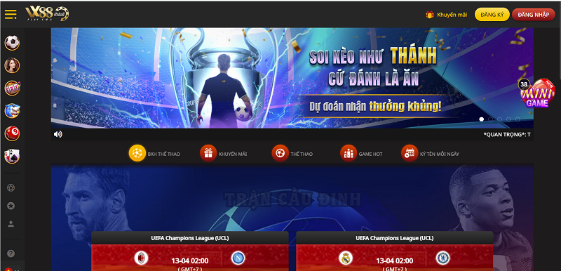 VX88 – Nhà cái số 1 chuyên cá cược chất lượng đỉnh cao nhất Việt Nam