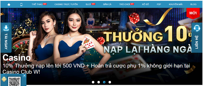 W88 - Điểm đến lý tưởng cho dân cá cược online