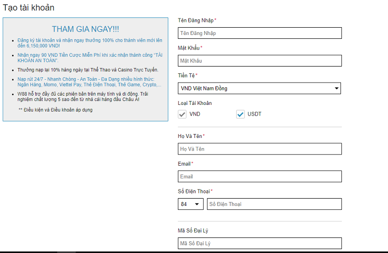 W88 - Điểm đến lý tưởng cho dân cá cược online