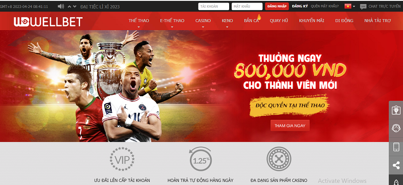 Wellbet - Nhà cái cá cược siêu đỉnh và cực chất hiện nay
